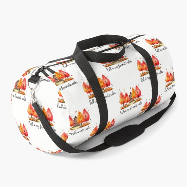 Item preview, Autumn Cabin with Pumpkins and Fall Trees designed and sold by HalloweenGift.