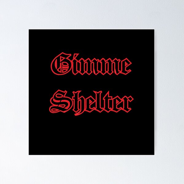 Item preview, Gimme Shelter – Gothic Tribute to Sisters of Mercy designed and sold by simpledarkwavewisdom.