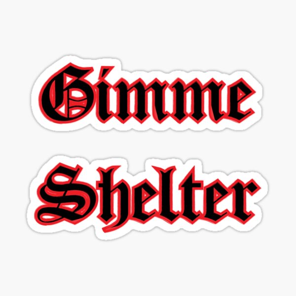Item preview, Gimme Shelter – Gothic Tribute to Sisters of Mercy designed and sold by simpledarkwavewisdom.