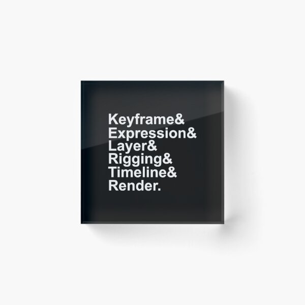 Item preview, Animation Terms Glossary  	 designed and sold by poghnppoe28.