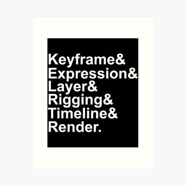 Item preview, Animation Terms Glossary  	 designed and sold by poghnppoe28.