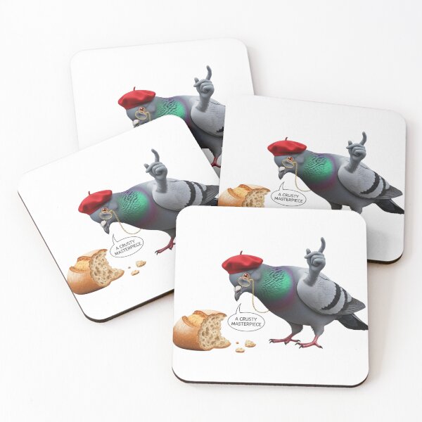 Item preview, Park Bench Critic Pigeon Art Critic designed and sold by GenNextPrint.
