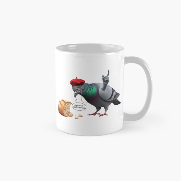 Item preview, Park Bench Critic Pigeon Art Critic designed and sold by GenNextPrint.