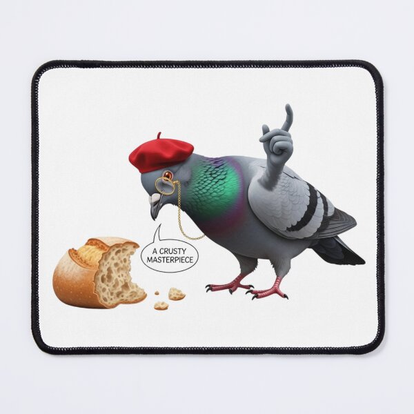 Item preview, Park Bench Critic Pigeon Art Critic designed and sold by GenNextPrint.