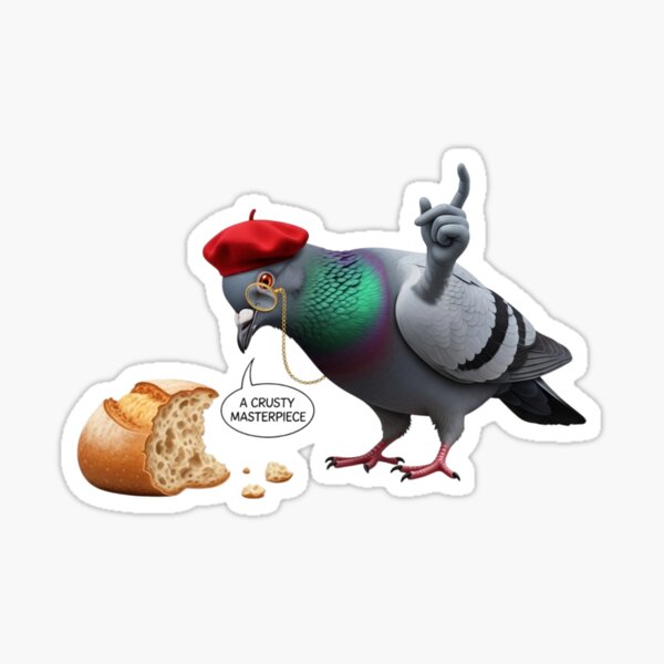 Item preview, Park Bench Critic Pigeon Art Critic designed and sold by GenNextPrint.