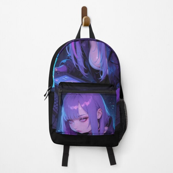 Item preview, Anime bikini waifu cyberpunk gamer designed and sold by Planet Utoppia.