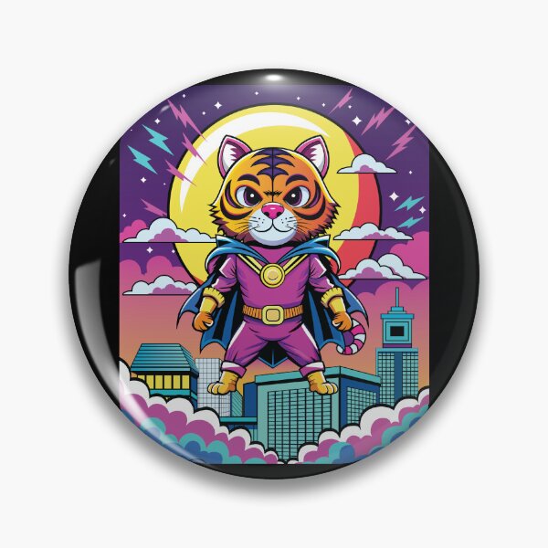 Item preview, Flying Animal Warrior Super Tiger designed and sold by FemmePod.