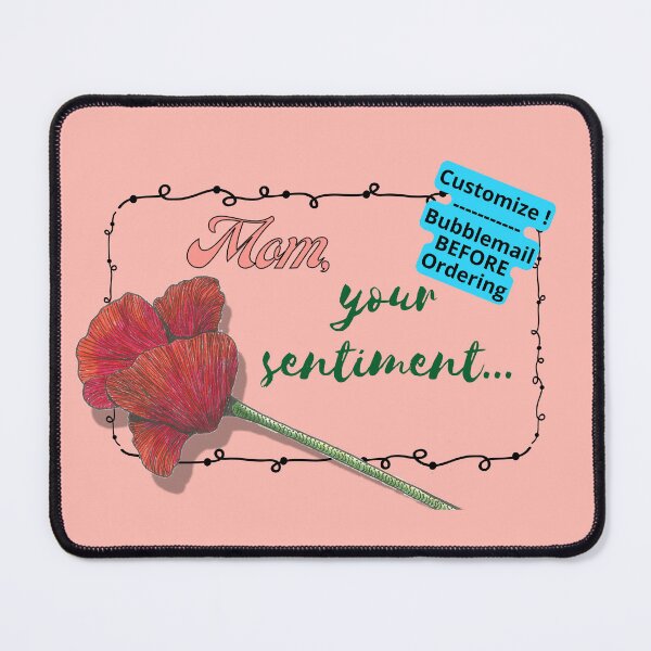 Item preview, Your Image or Mom Your Sentiment | Customized designed and sold by H3designs.
