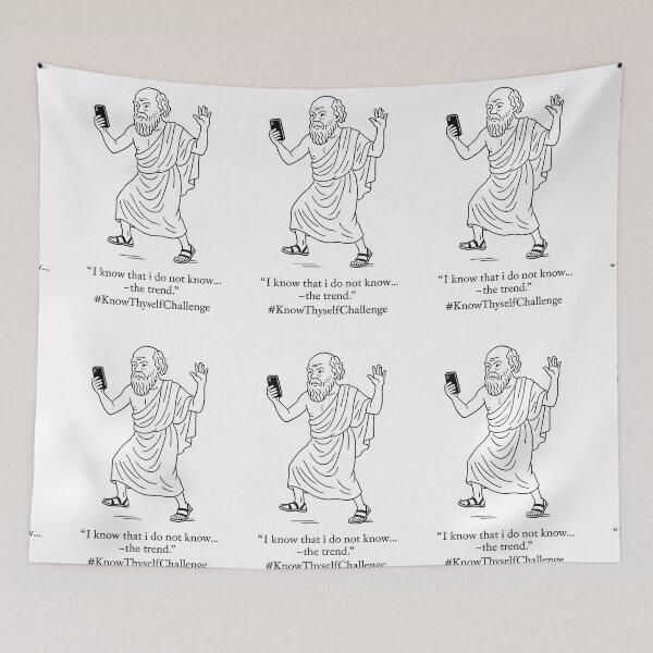 Item preview, Socrates Does TikTok designed and sold by Grand Illusions.