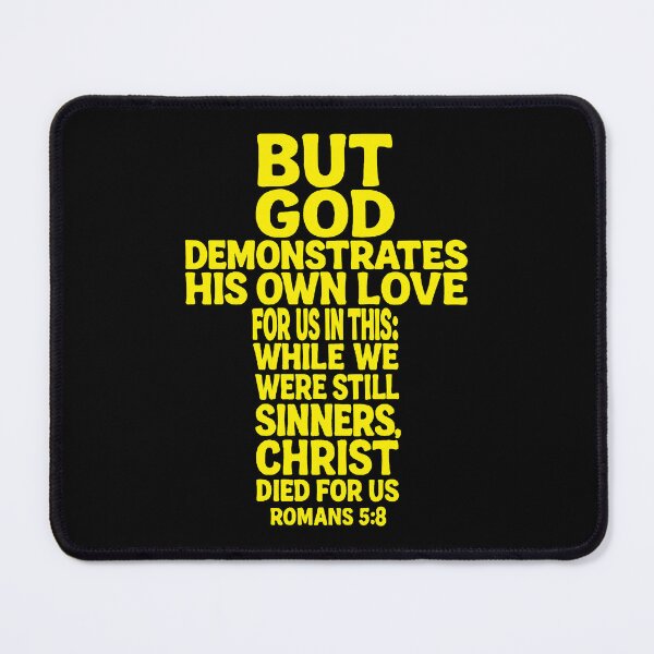 Item preview, Romans 5:8 Christ Died For Us designed and sold by plushism.