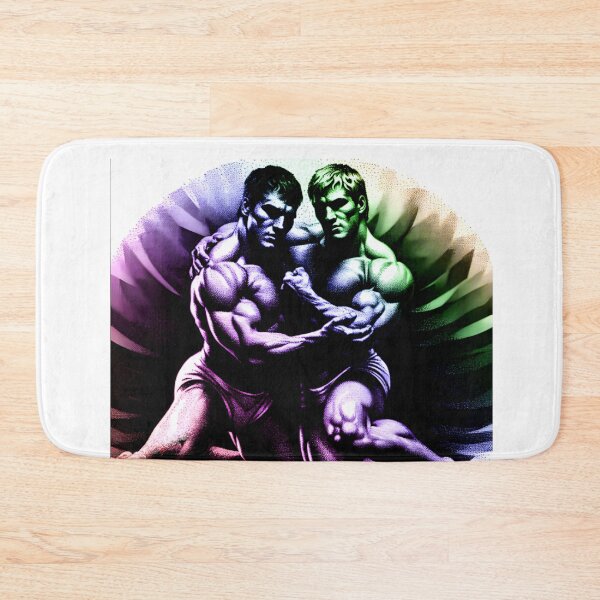 Item preview, Color Flash 1950s "Take You To Your Knees" Gay Wrestlers Tom of Finland Tribute Gay Pride Graphic Design designed and sold by ItsAKinkThing.