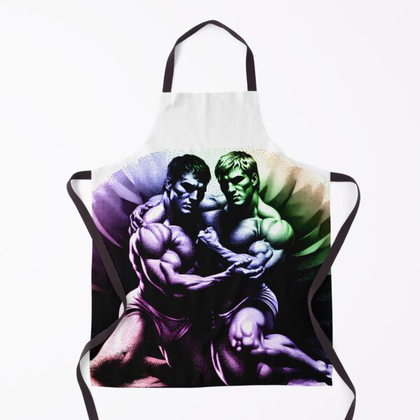 Item preview, Color Flash 1950s "Take You To Your Knees" Gay Wrestlers Tom of Finland Tribute Gay Pride Graphic Design designed and sold by ItsAKinkThing.