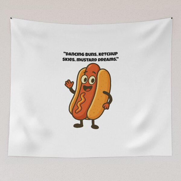 Item preview, Mustard Dreams – The Happy Hotdog designed and sold by Latitude 1°N.