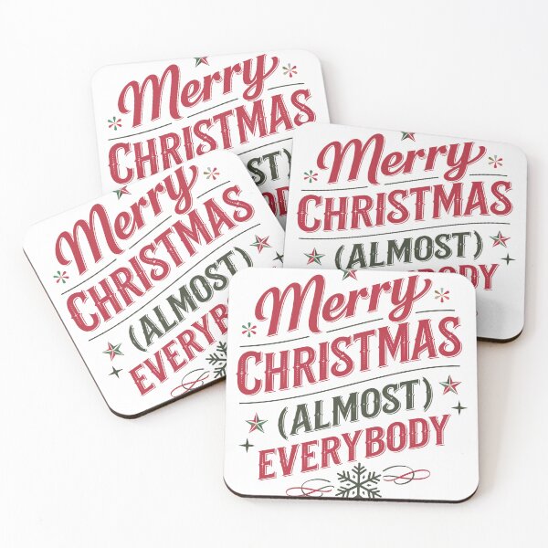 Item preview, Funny Christmas T-Shirt – Merry Christmas Almost Everybody Holiday Tee designed and sold by AgnieszkaTees.