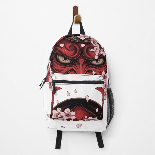 Item preview, Samurai Face with Flowers – Japanese Art Design designed and sold by SaicoGN.