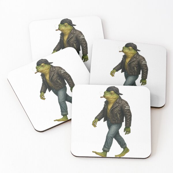 Item preview, Frog Streetwear Walk | Semi-Realistic T-Shirt Design | VLF designed and sold by VitalLifeForce.