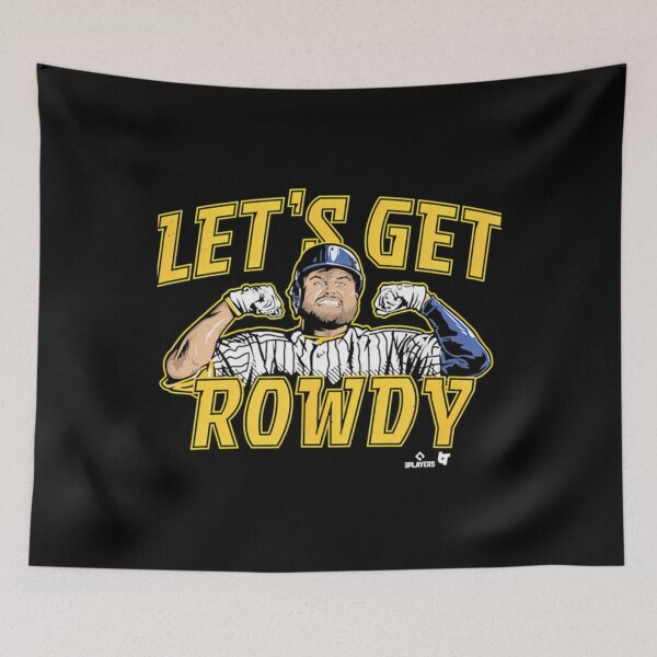 Item preview, Officially Licensed Rowdy Tellez Let'S Get Rowdy Baseball Meme designed and sold by chiodiletoilu.