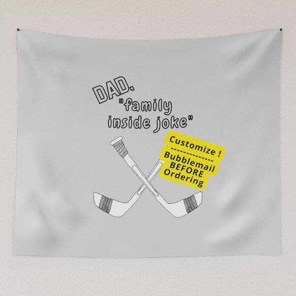 Item preview, Your Image or Dad Joke Hockey Sticks | Customized designed and sold by H3designs.
