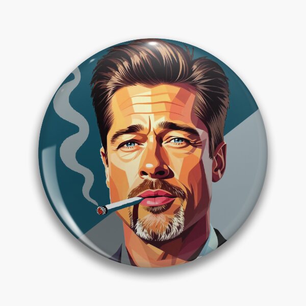 Item preview, Brad Pitt smoking designed and sold by Art Sebastian Moreno.