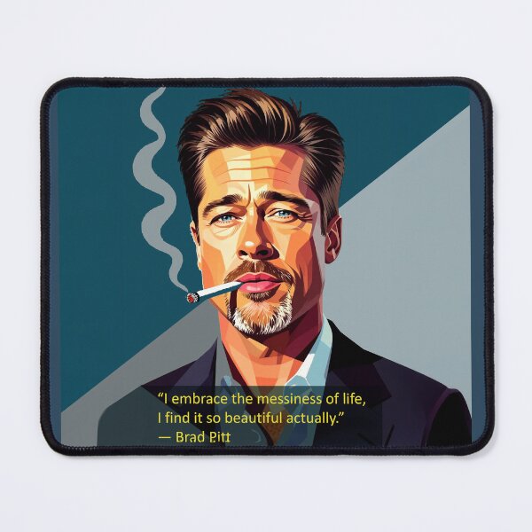 Item preview, Brad Pitt smoking designed and sold by Art Sebastian Moreno.