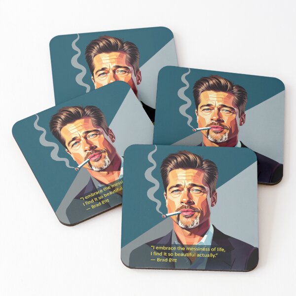 Item preview, Brad Pitt smoking designed and sold by Art Sebastian Moreno.