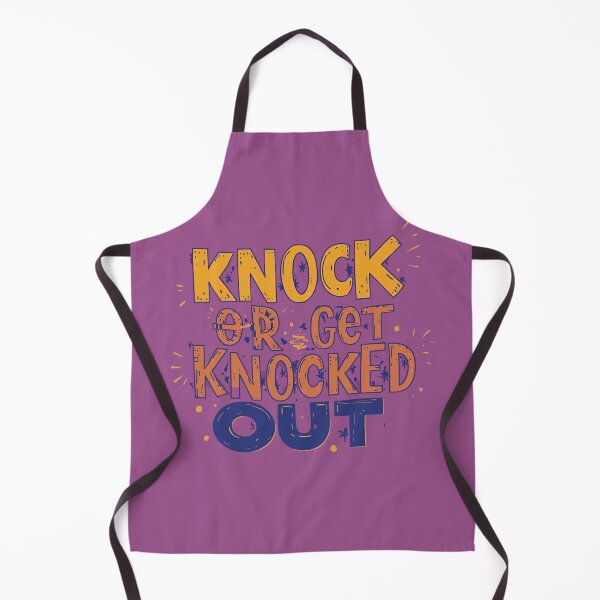 Item preview, Knock or Get Knocked Out funky aesthetic minimalist cool design designed and sold by Baqiah153.