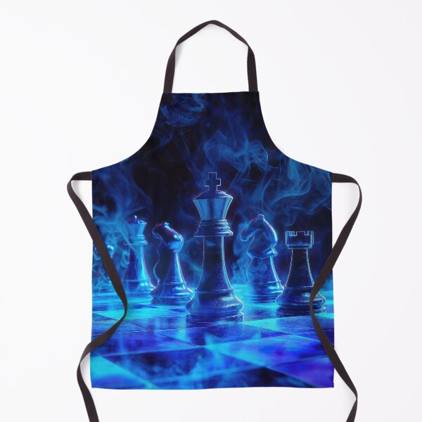 Item preview, Blue Chess Pieces with Smoke Effect designed and sold by davidonstudio.