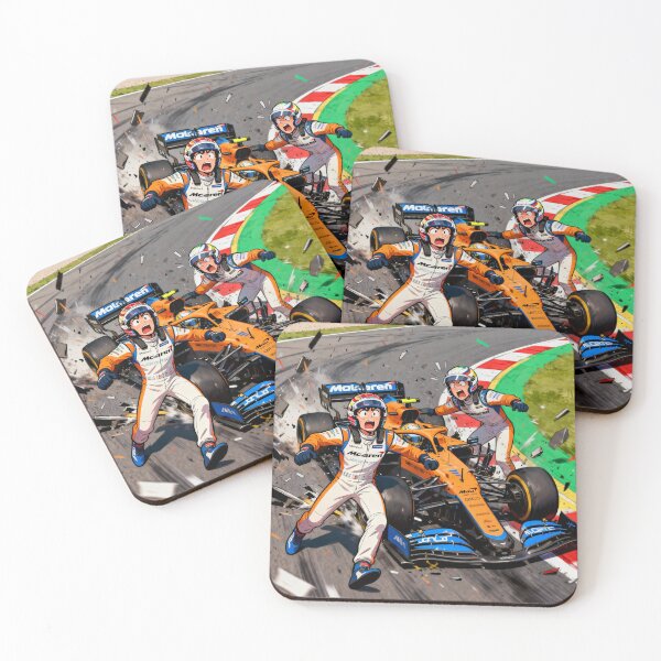 Item preview, Oscar Piastri McLaren Crash Meme | Formula 1 Funny Realistic Caricature 2025 designed and sold by 3ac-Arts.