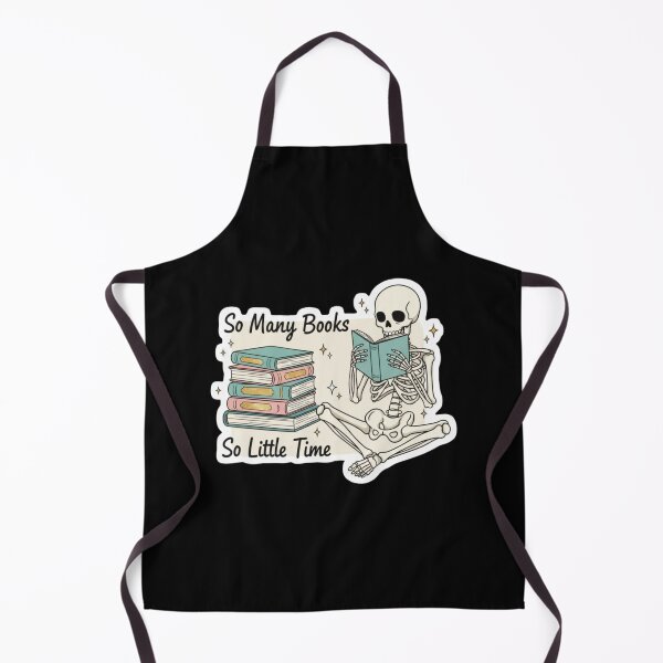 Item preview, So Many Books So Little Time – Skeleton Reading Cartoon Bookworm Art designed and sold by zerastore.