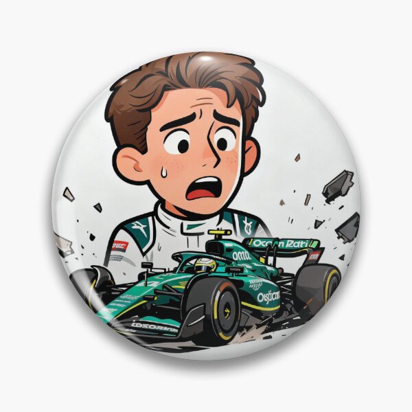 Item preview, Oscar Piastri McLaren Crash Meme | Formula 1 Funny Realistic Caricature 2025 designed and sold by 3ac-Arts.