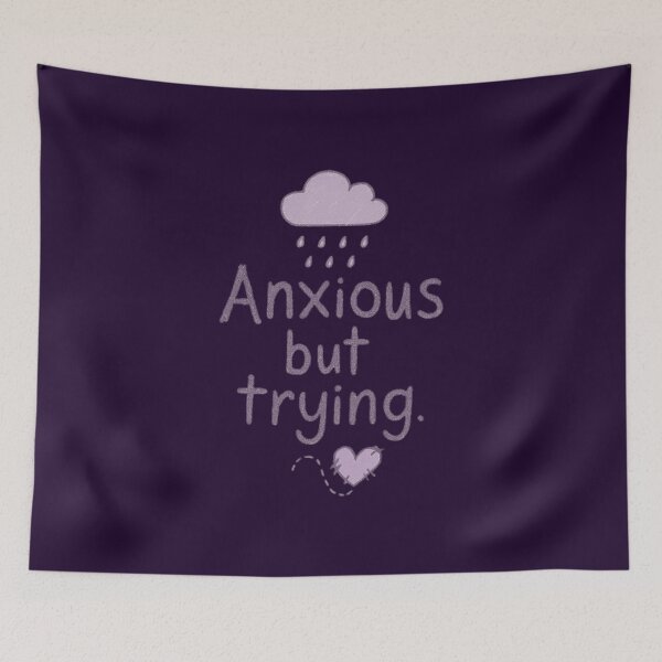 Item preview,  Anxious but trying  designed and sold by halazidan.