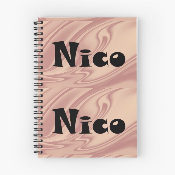 Item preview, Nico Name Design - Cute Font, Minimalist, with Black Lettering :) designed and sold by Myriel-Myriel.