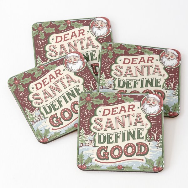Item preview, Dear Santa, Define Good – Funny Christmas Shirt designed and sold by AgnieszkaTees.