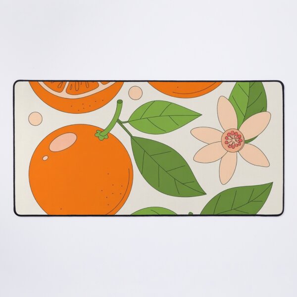 Item preview, Orange Fruit and Blossom Illustration designed and sold by PatiMood.