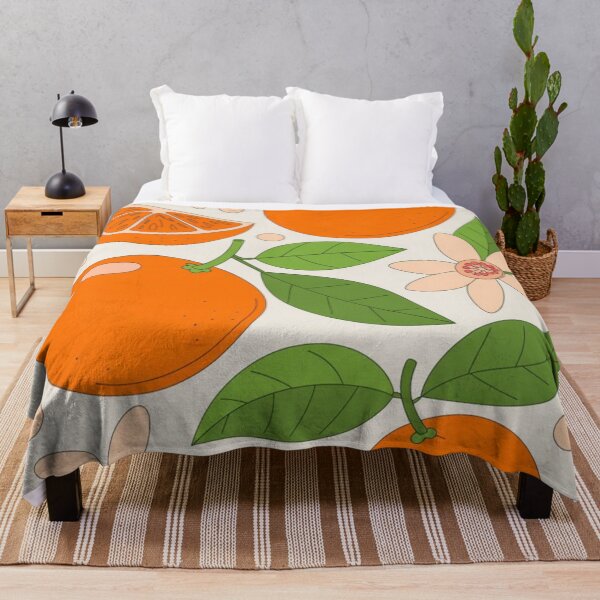 Item preview, Orange Fruit and Blossom Illustration designed and sold by PatiMood.