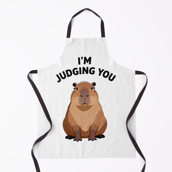 Item preview, "I'm Judging You" Funny Sassy Capybara Meme designed and sold by RocknCat.