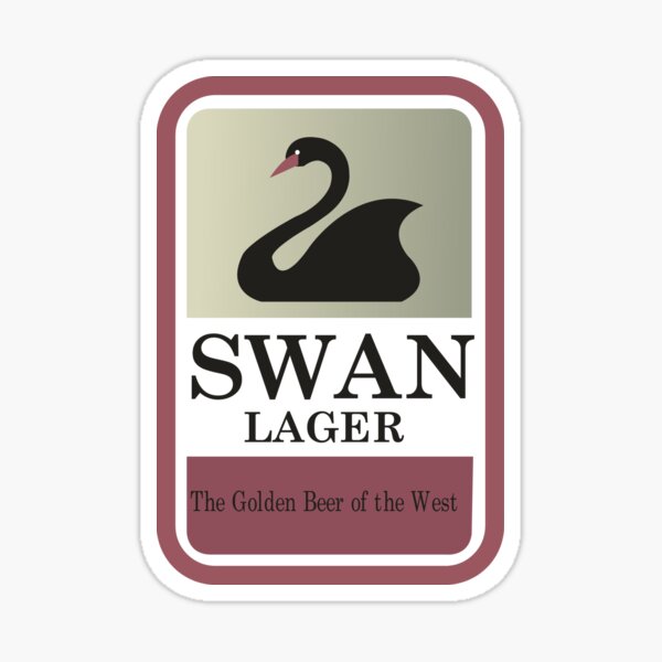 Swan Lager - Made In WA Sticker