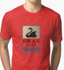 Swan Lager - Made In WA Tri-blend T-Shirt