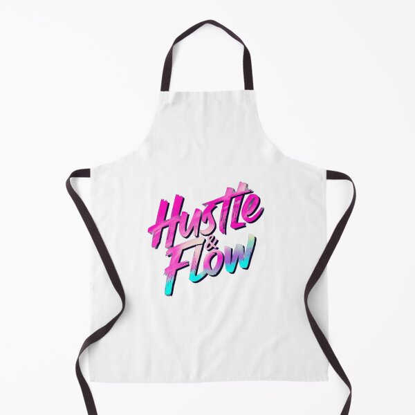 Item preview, Hustle & Flow | Motivational Typography Poster | Neon Gradient Wall Art designed and sold by BoldPrints4.