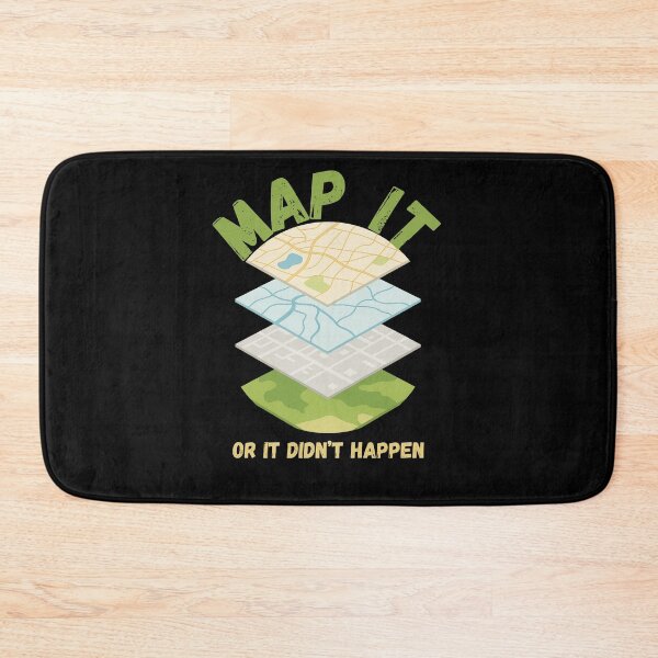 Item preview, Map It or It Didn’t Happen – GIS Layers Design designed and sold by Danlentys.