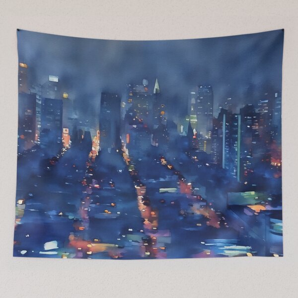 Artikelvorschau, Gotham Grid entworfen und verkauft von RCWatercolours.