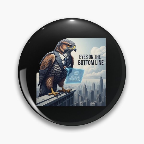 Item preview, The CEO Hawk Corporate Predator Bird designed and sold by GenNextPrint.
