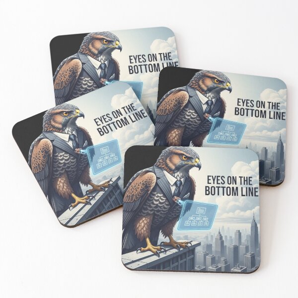 Item preview, The CEO Hawk Corporate Predator Bird designed and sold by GenNextPrint.