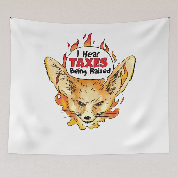 Item preview, Fennec Fox Tax Accountant Season Cute Big Ears Humor Animal designed and sold by aComicWizard.