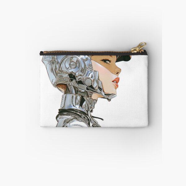 Item preview, Chrome Cyborg Futuristic Poster | Winged Helmet Space Age | Digital Sci-Fi Art 3 designed and sold by Velvetcosmonova.