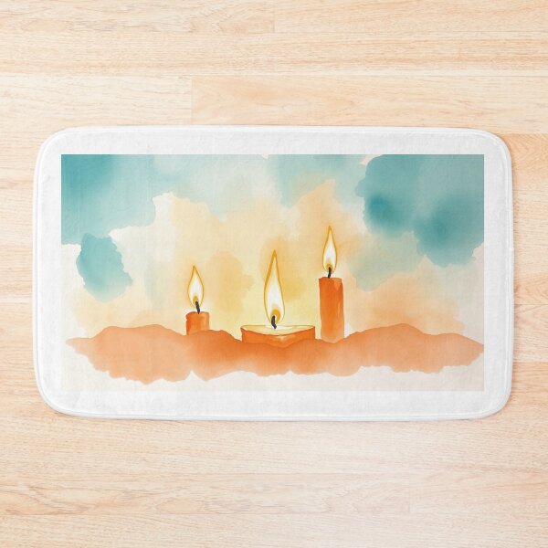 Item preview, Watercolor Candlelight Serenity designed and sold by KiraYan.