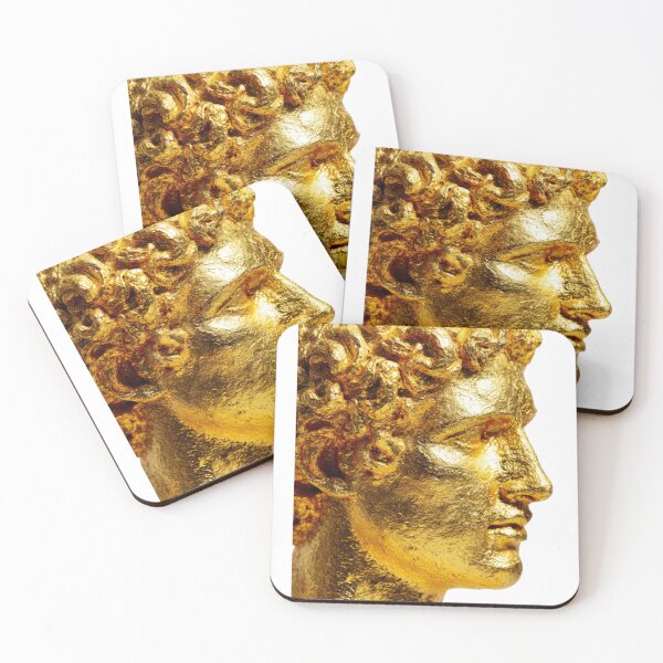 Item preview, Golden Greek Bust – Luxury Streetwear & Hip Hop Art Vibe designed and sold by casualnature.