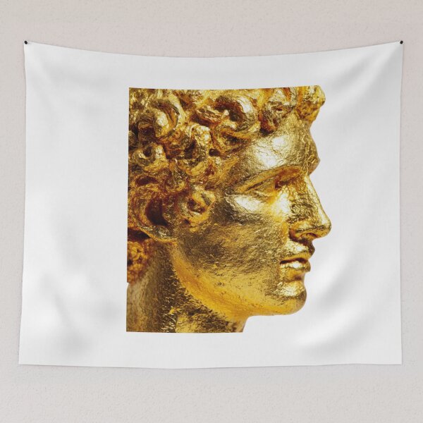 Item preview, Golden Greek Bust – Luxury Streetwear & Hip Hop Art Vibe designed and sold by casualnature.