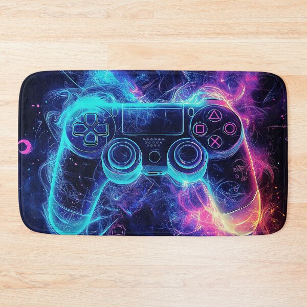 Artikelvorschau, Neon Gaming Controller Abstrakte Kunst entworfen und verkauft von davidonstudio.
