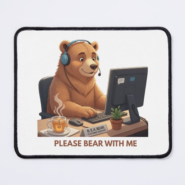 Item preview, Please bear with me designed and sold by TrisselShop.